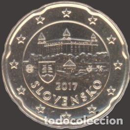 Euros: Slovakia 20 Cent 2017 Uncirculated UNC