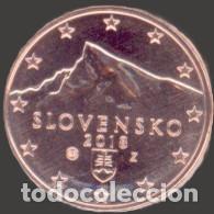 Euros: Slovakia 1 Cent 2018 Uncirculated UNC