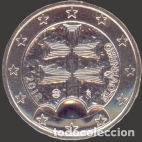 Euros: Slovakia 1 Euro 2018 Uncirculated UNC