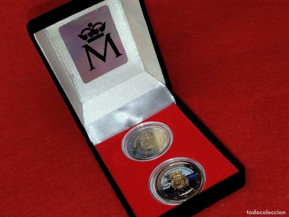 Euros: Espa&ntilde;a 2 Euros 2024 Conmemorativa, 1 EN COLOR SC (200 aniversario Polic&iacute;a Nacional Espa&ntilde;a)