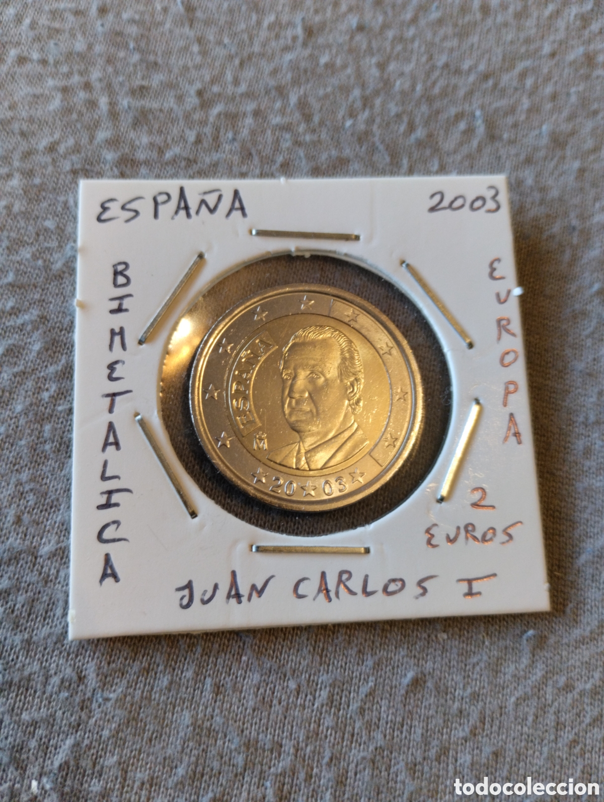 Euros: Moneda 2 euros Espa&ntilde;a a&ntilde;o 2003 ebc encartonada