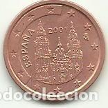 Euros: ESPA&Ntilde;A - 2 CENTIMOS DE EURO - 2001 - ACERO COBREADO - FOTOS