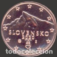 Euros: Slovakia 1 Cent 2020 Uncirculated UNC
