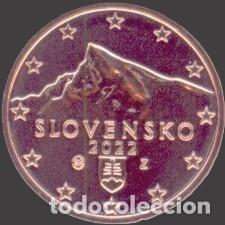 Euros: Slovakia 2 Cent 2022 Uncirculated UNC
