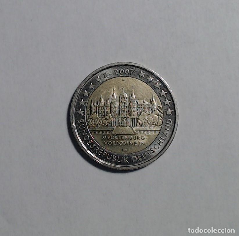 Euros: MONEDA ALEMANIA 2 EURO CONM.MECKLEBURGO 2007 CECA A
