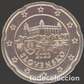 Euros: Slovakia 20 Cent 2022 Uncirculated UNC