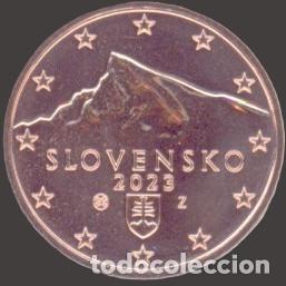 Euros: Slovakia 5 Cent 2023 Uncirculated UNC