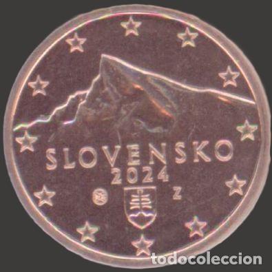 Euros: Slovakia 1 Cent 2024 Uncirculated UNC