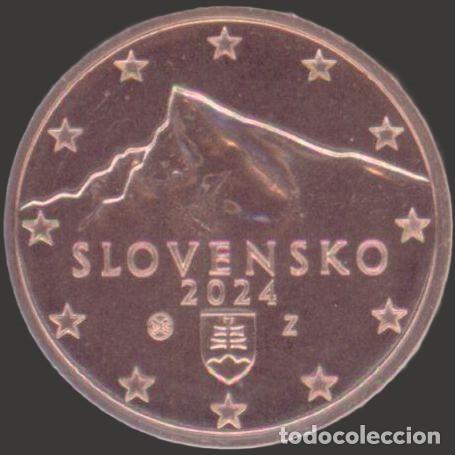 Euros: Slovakia 2 Cent 2024 Uncirculated UNC