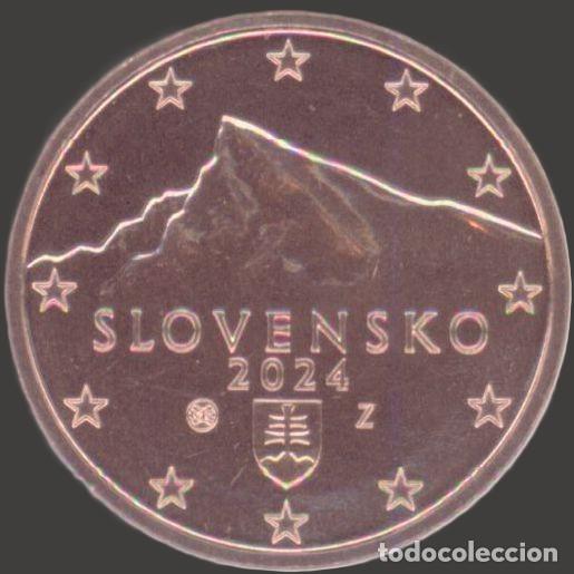 Euros: Slovakia 5 Cent 2024 Uncirculated UNC