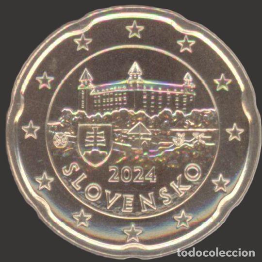 Euros: Slovakia 20 Cent 2024 Uncirculated UNC