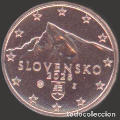 Euros: Slovakia 1 Cent 2025 Uncirculated UNC