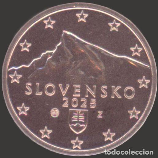 Euros: Slovakia 5 Cent 2025 Uncirculated UNC