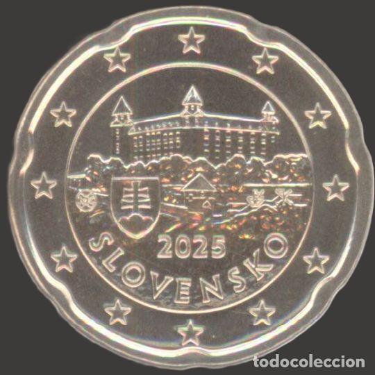 Euros: Slovakia 20 Cent 2025 Uncirculated UNC