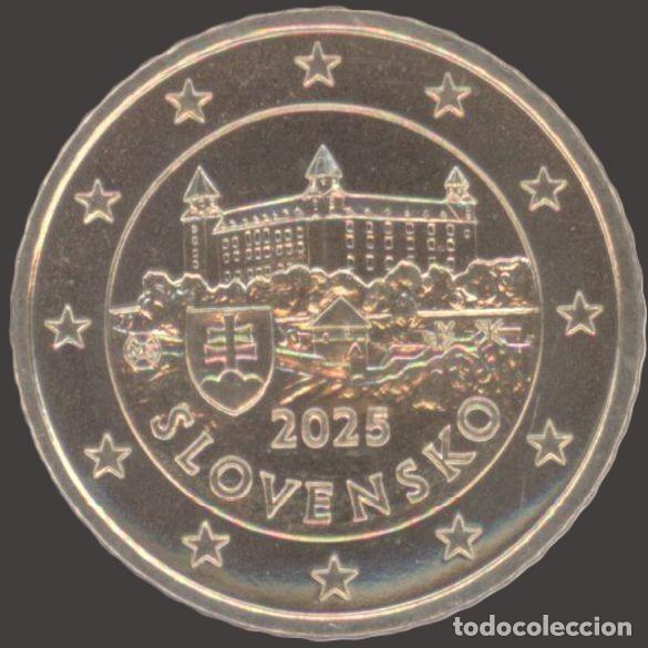 Euros: Slovakia 50 Cent 2025 Uncirculated UNC
