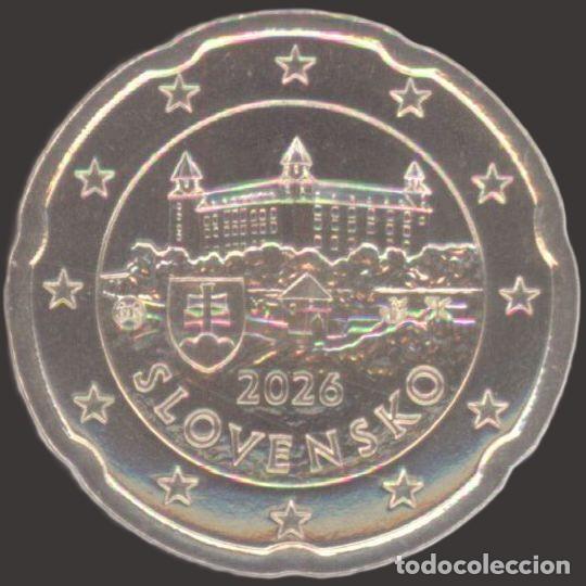 Euros: Slovakia 20 Cent 2026 Uncirculated UNC