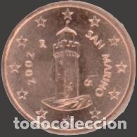 Euros: San Marino 1 cent 2002 Uncirculated UNC