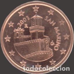 Euros: San Marino 5 cent 2003 Uncirculated UNC