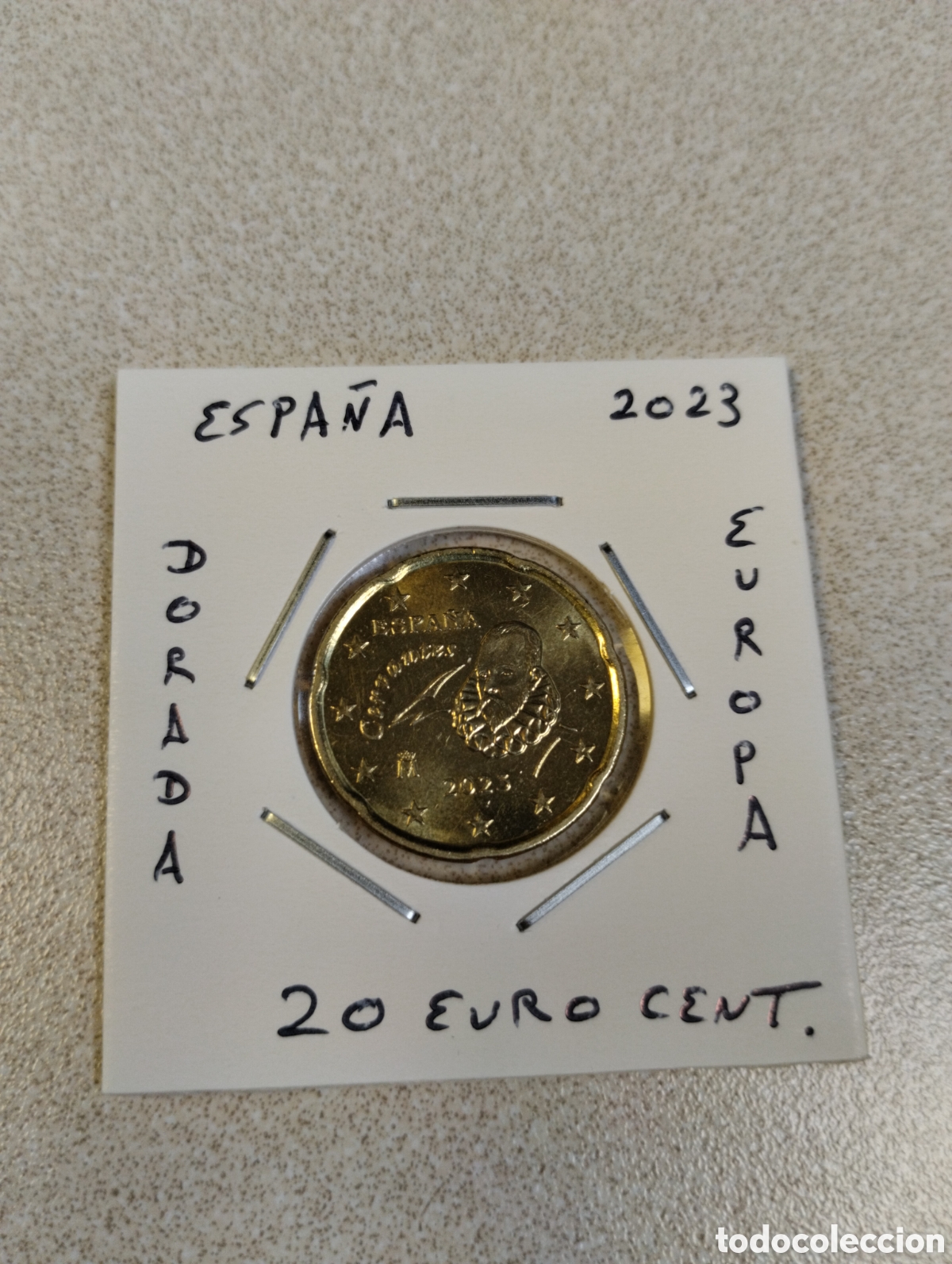 Euros: Moneda 20 euro cent Espa&ntilde;a a&ntilde;o 2023 sin circular encartonada