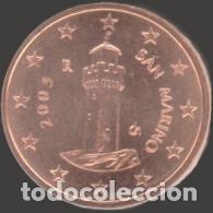 Euros: San Marino 1 cent 2005 Uncirculated UNC