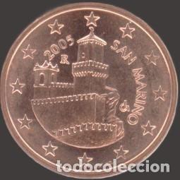 Euros: San Marino 5 cent 2005 Uncirculated UNC