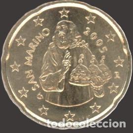 Euros: San Marino 20 cent 2005 Uncirculated UNC