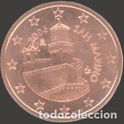 Euros: San Marino 5 cent 2006 Uncirculated UNC