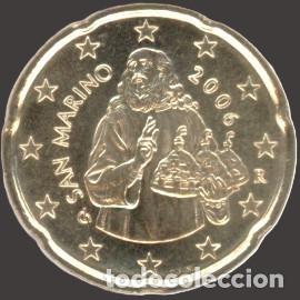 Euros: San Marino 20 cent 2006 Uncirculated UNC