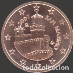 Euros: San Marino 5 cent 2007 Uncirculated UNC