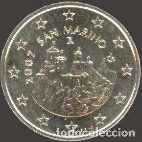 Euros: San Marino 50 cent 2007 Uncirculated UNC
