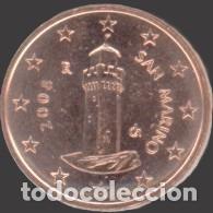 Euros: San Marino 1 cent 2008 Uncirculated UNC