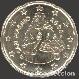 Euros: San Marino 20 cent 2008 Uncirculated UNC