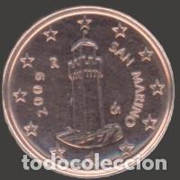 Euros: San Marino 1 cent 2009 Uncirculated UNC