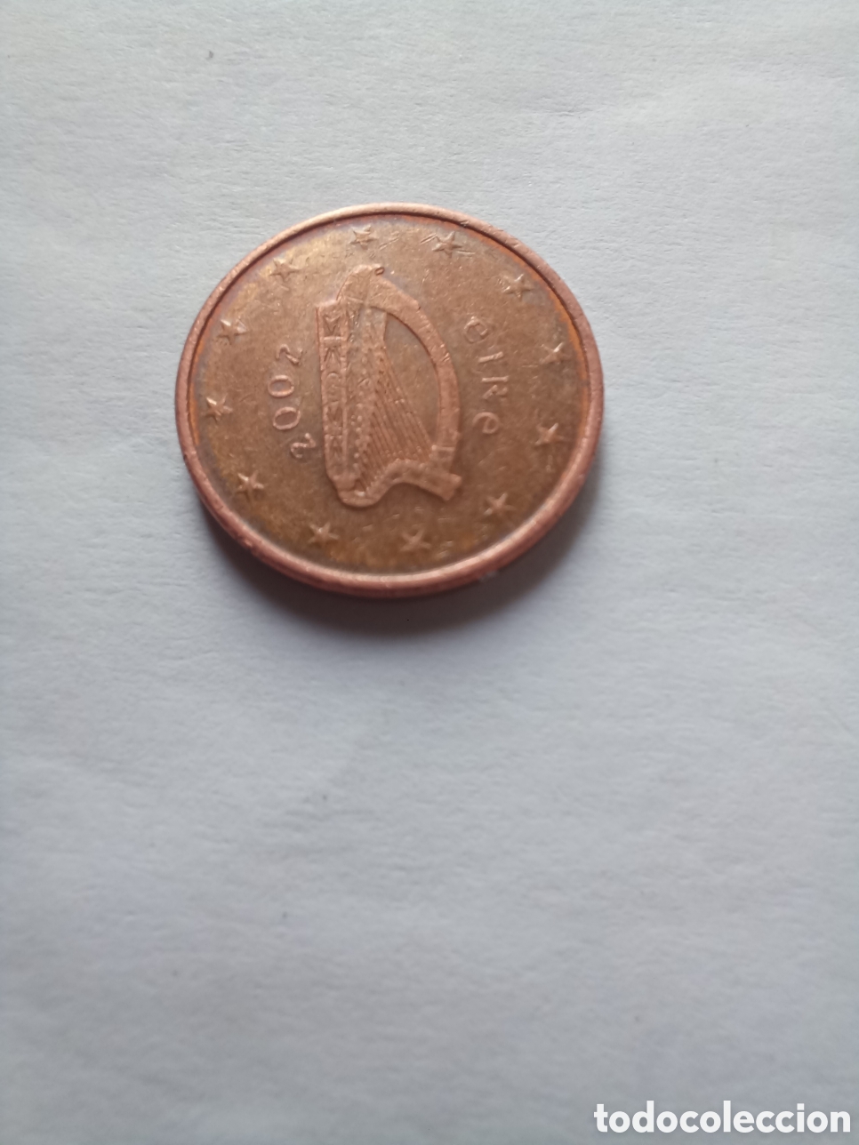 Euros: MONEDA 1 C&Eacute;NTIMO DE EURO IRLANDA - A&Ntilde;O 2002 (S&Iacute;MBOLO NACIONAL)