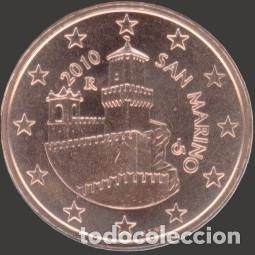 Euros: San Marino 5 cent 2010 Uncirculated UNC