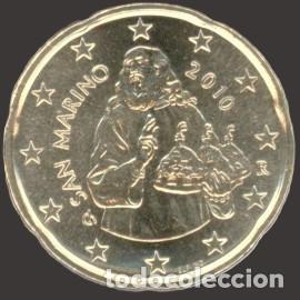 Euros: San Marino 20 cent 2010 Uncirculated UNC