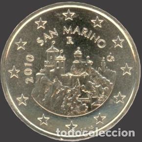 Euros: San Marino 50 cent 2010 Uncirculated UNC