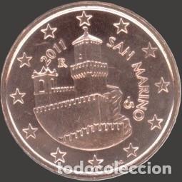 Euros: San Marino 5 cent 2011 Uncirculated UNC