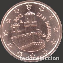 Euros: San Marino 5 cent 2012 Uncirculated UNC