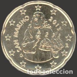 Euros: San Marino 20 cent 2013 Uncirculated UNC - Foto 1
