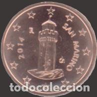 Euros: San Marino 1 cent 2014 Uncirculated UNC