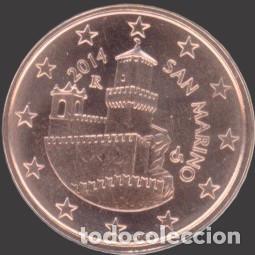 Euros: San Marino 5 cent 2014 Uncirculated UNC