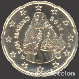 Euros: San Marino 20 cent 2014 Uncirculated UNC