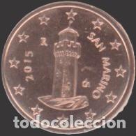 Euros: San Marino 1 cent 2015 Uncirculated UNC