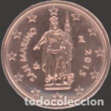 Euros: San Marino 2 cent 2015 Uncirculated UNC
