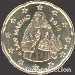 Euros: San Marino 20 cent 2015 Uncirculated UNC