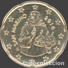 Euros: San Marino 20 cent 2016 Uncirculated UNC