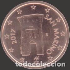 Euros: San Marino 2 cent 2017 Uncirculated UNC