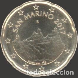 Euros: San Marino 20 cent 2017 Uncirculated UNC