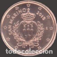 Euros: San Marino 1 cent 2018 Uncirculated UNC